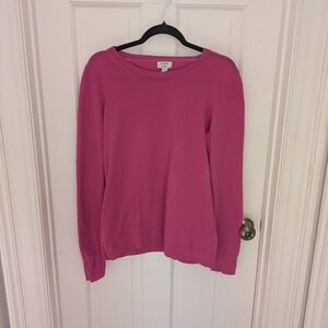 Pink J.Crew Sweater